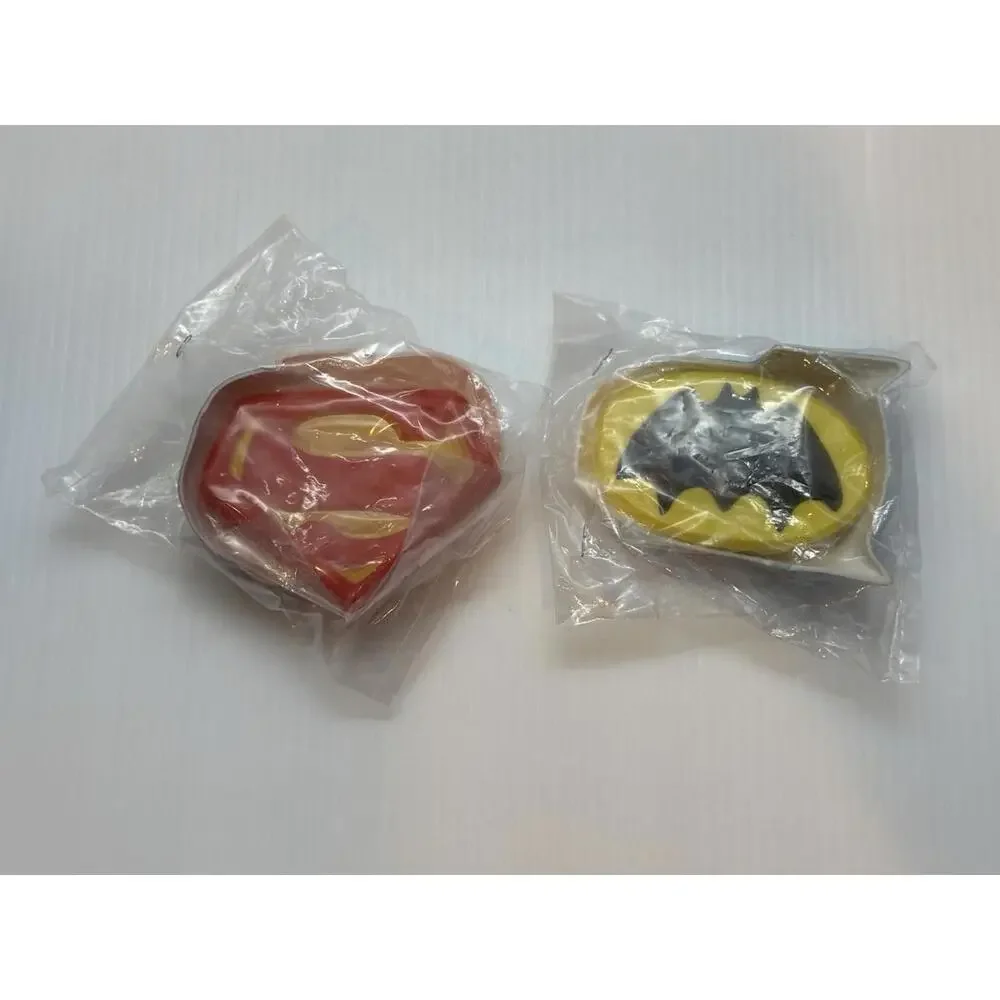 Vintage 1977 Superman‎ & Badge Batman Bat Signal Cake Topper Wilton DC Comics #1